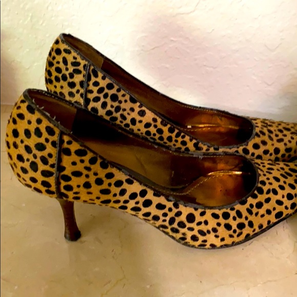 Nine West leopard heels